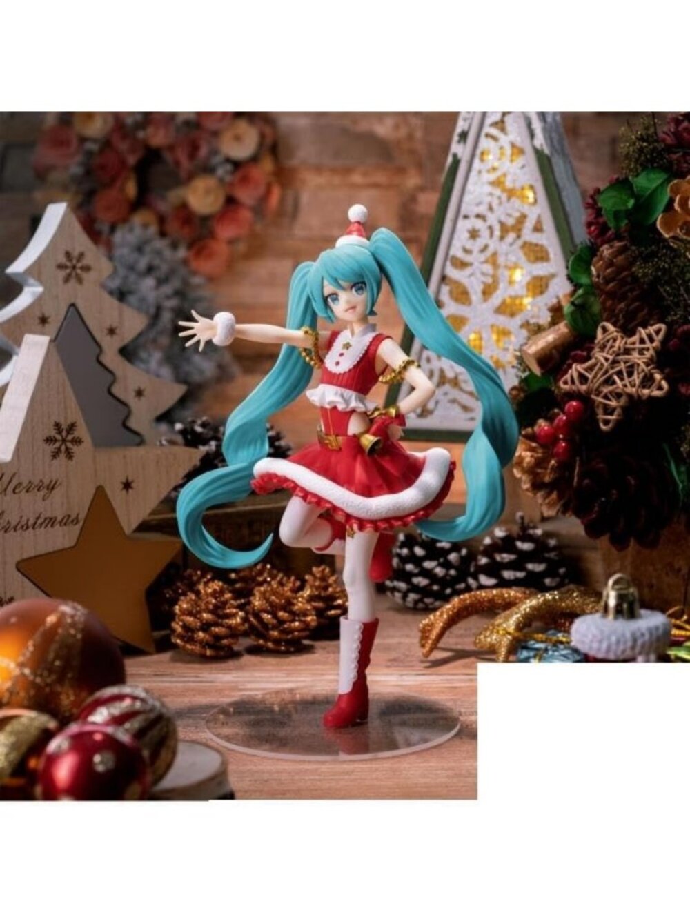 Christmas 2023 Hatsune Miku Figure - Luminasta Collectible Toy, Anime Decor
